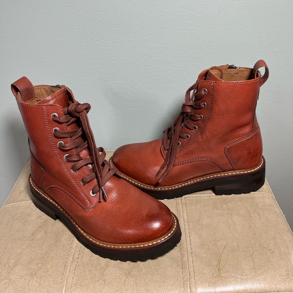 Frye Lace Up Boots - Picture 3 of 4